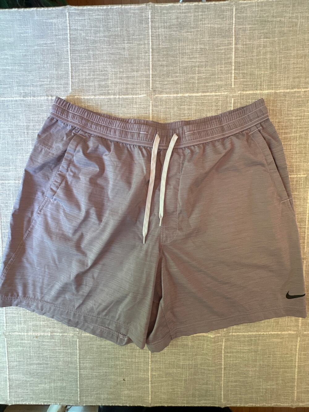Nike Dri-FIT Shorts Women XL Purple Heathered Gorpcore Granolagirl Streetwear